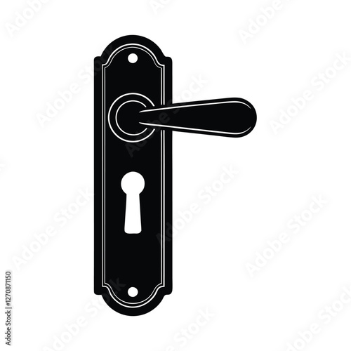 key lock with keyhole