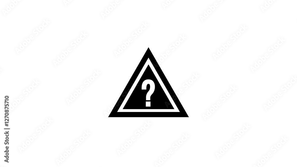Animation of question mark icon Animation of question mark icon