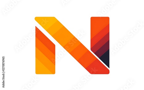 Free Download Abstract graphic letter N - GFXLoad