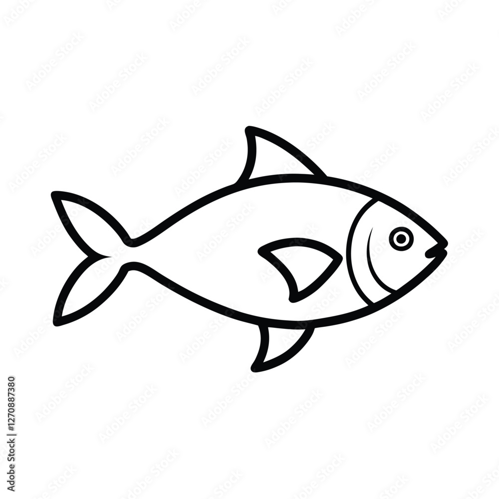 vector illustration of a fish vector illustration of a fish