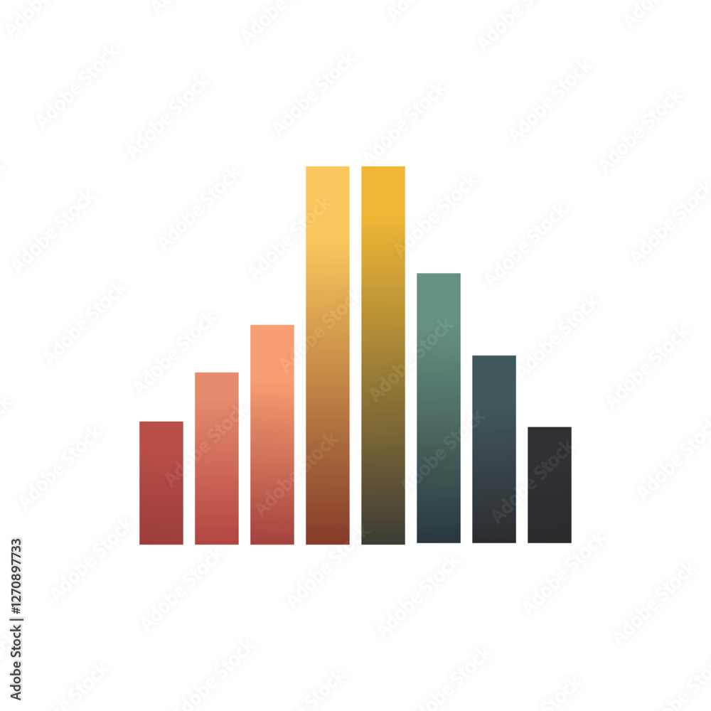 bar chart silhouette vector clip art design bar chart silhouette vector clip art design