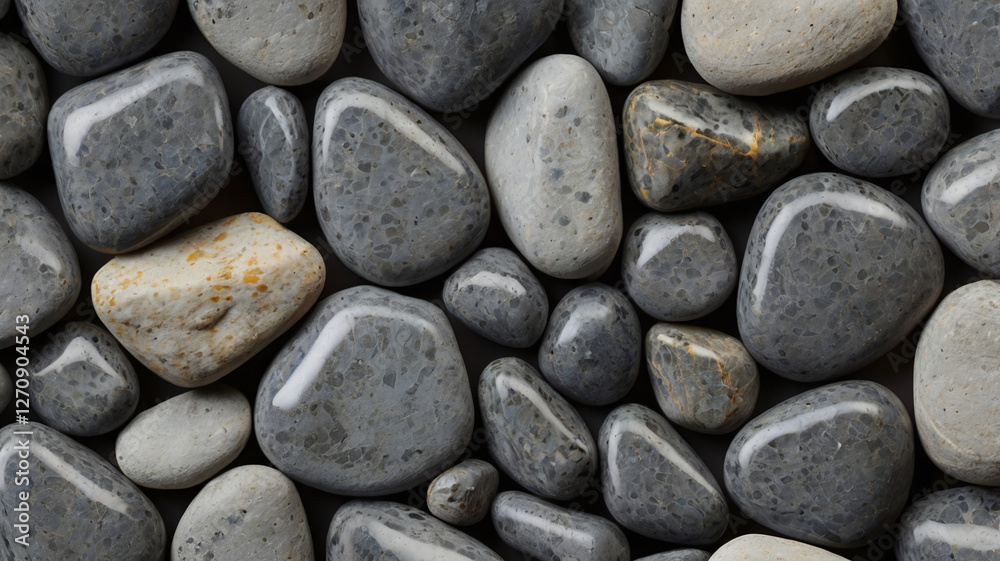Grey glossy natural zen stones background Grey glossy natural zen stones background