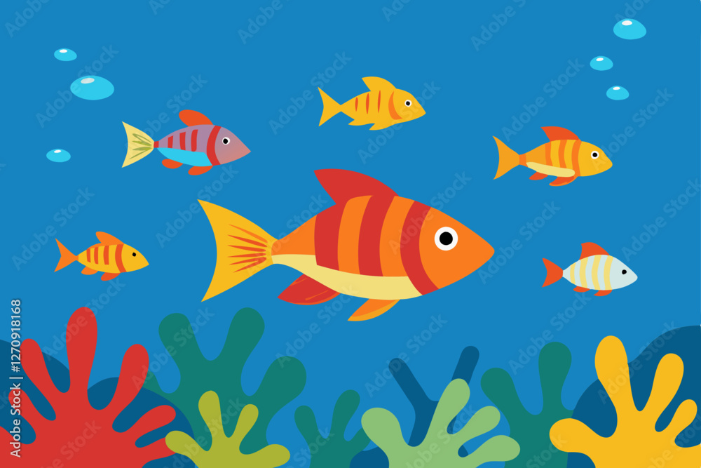 fish in the water