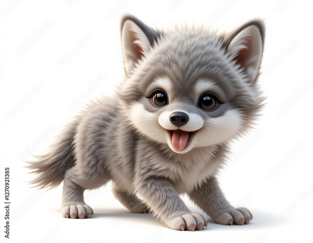 Obraz premium Wild Guardian: Wolf