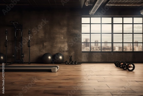 Photo of fitness room floor flooring sports. photo