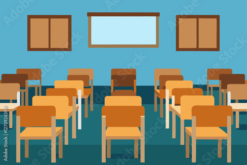 empty conference room with chairs