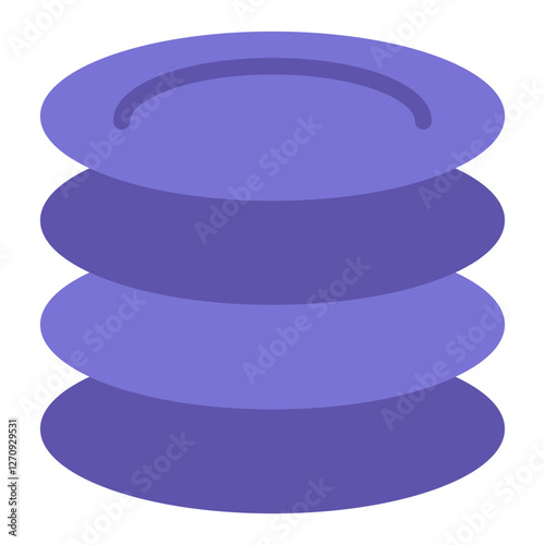 Dinnerware Vector Design Icon Style