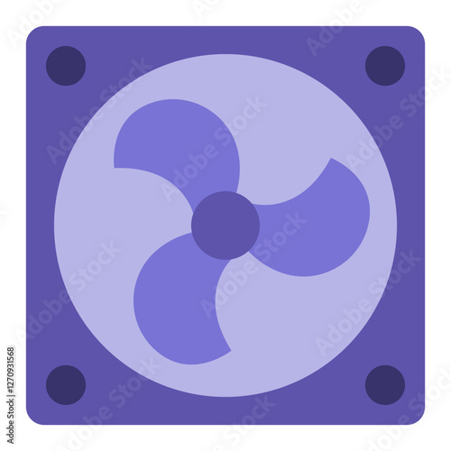 Ventilation Vector Design Icon Style