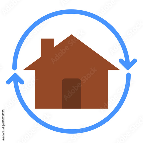 Home Revitalization Vector Design Icon Style