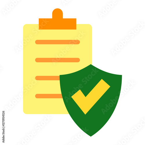 Prior Acts Coverage Vector Design Icon Style