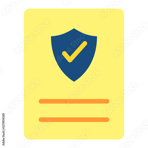 Insurance Disclosure Vector Design Icon Style