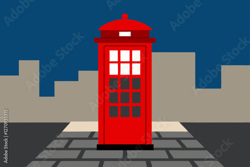 red phone box