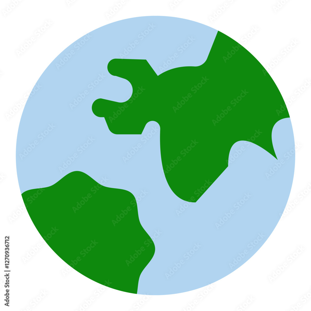 Planet Earth Vector Design Icon Style Planet Earth Vector Design Icon Style