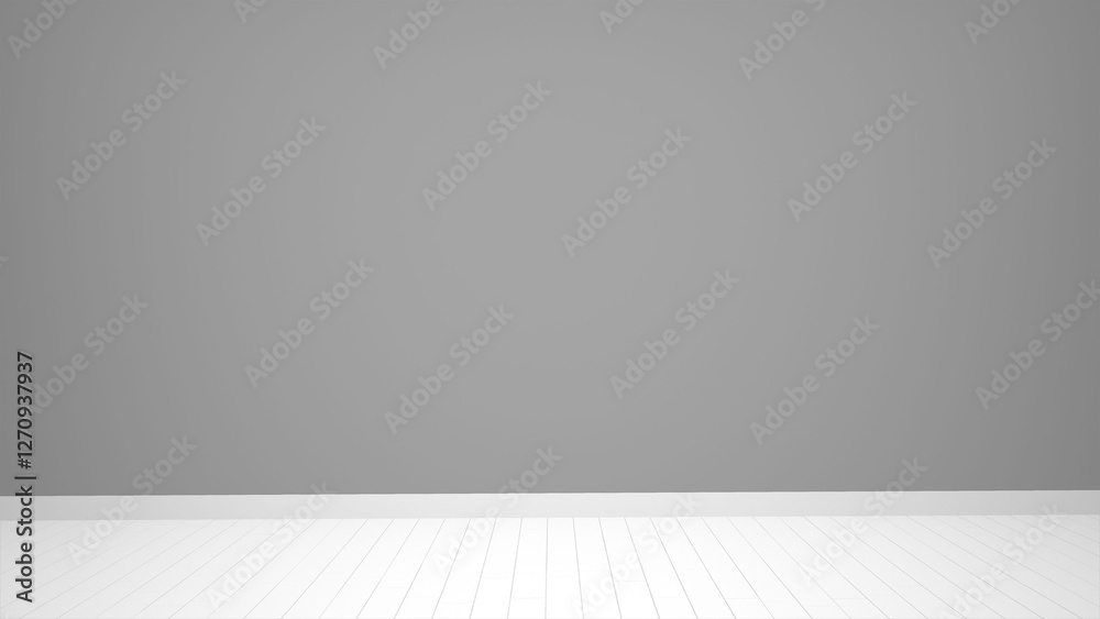 Background with walls and wooden floor Background with walls and wooden floor