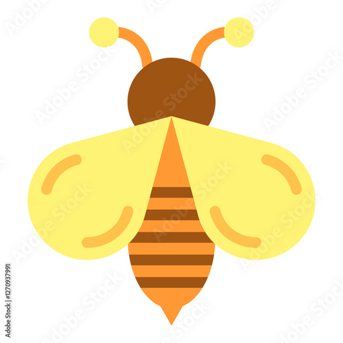 Honeybee Vector Design Icon Style