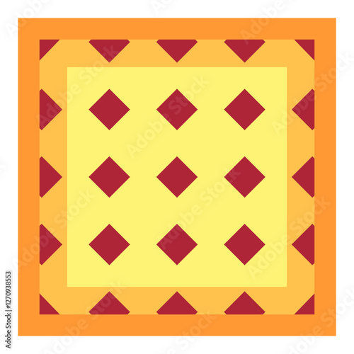 Friendship Quilt Vector Design Icon Style