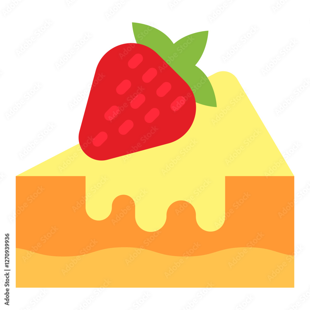 Chocolate Cheesecake Vector Design Icon Style Chocolate Cheesecake Vector Design Icon Style