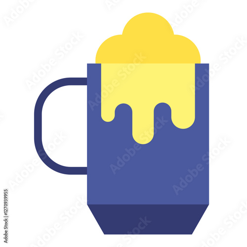 Caramel Macchiato Vector Design Icon Style