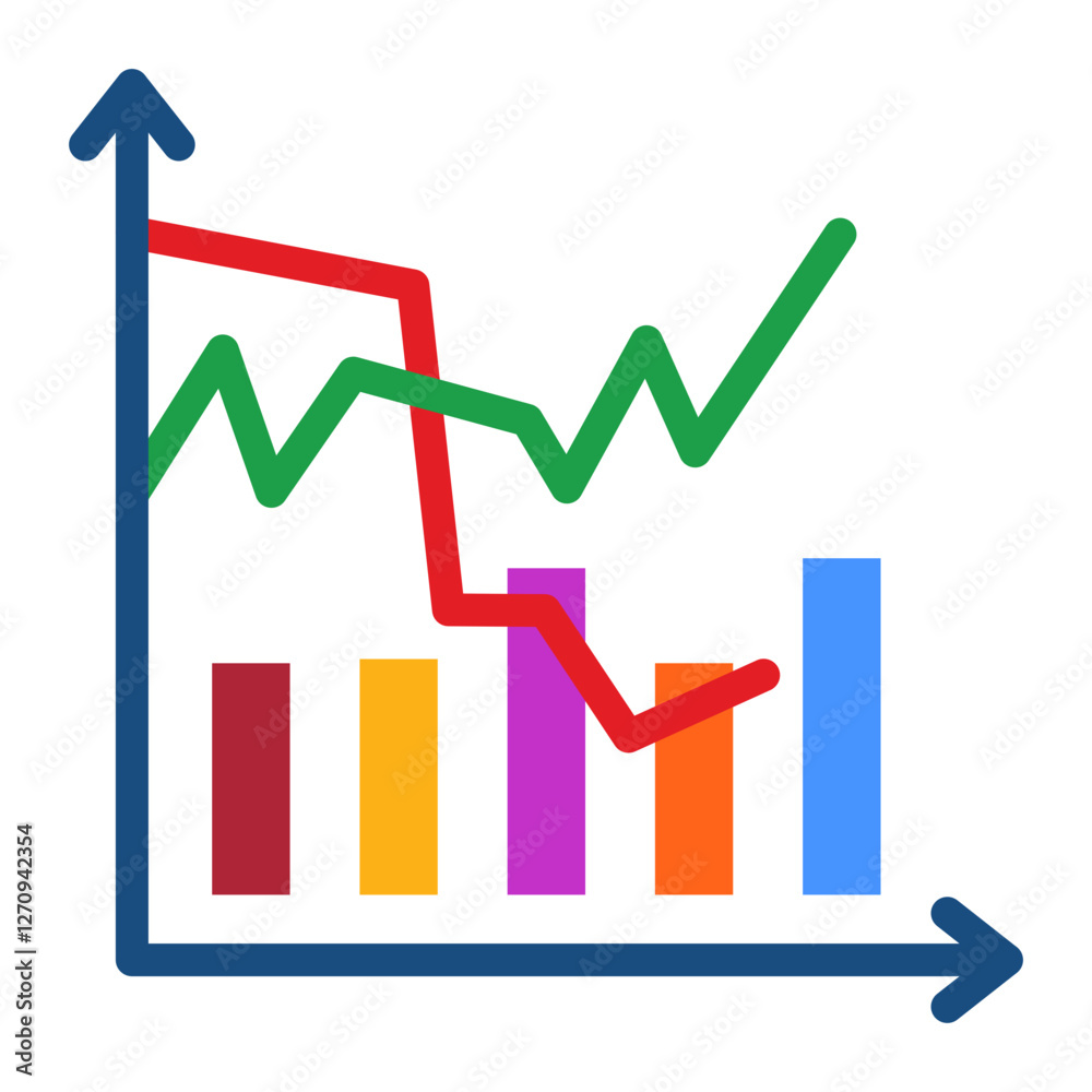 Volatility Halt Vector Design Icon Style Volatility Halt Vector Design Icon Style