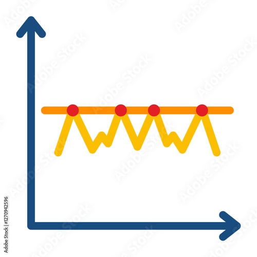 Chart Pattern Vector Design Icon Style