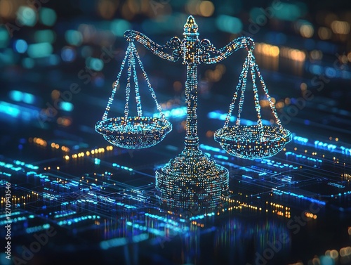 A close-up exploration of the legal implications surrounding digital currency, delving into blockchain regulations and financial market trends to understand the intersection of law and cryptocurrency. photo