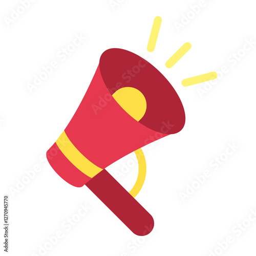 Campaign Megaphone Vector Design Icon Style