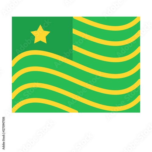 Political Quilt Vector Design Icon Style