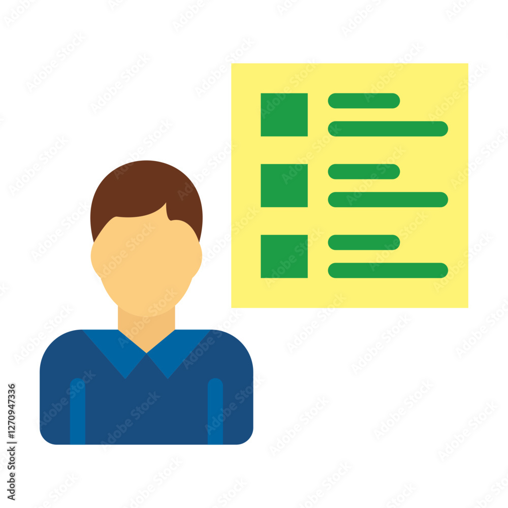 Candidate Chalkboard Vector Design Icon Style Candidate Chalkboard Vector Design Icon Style