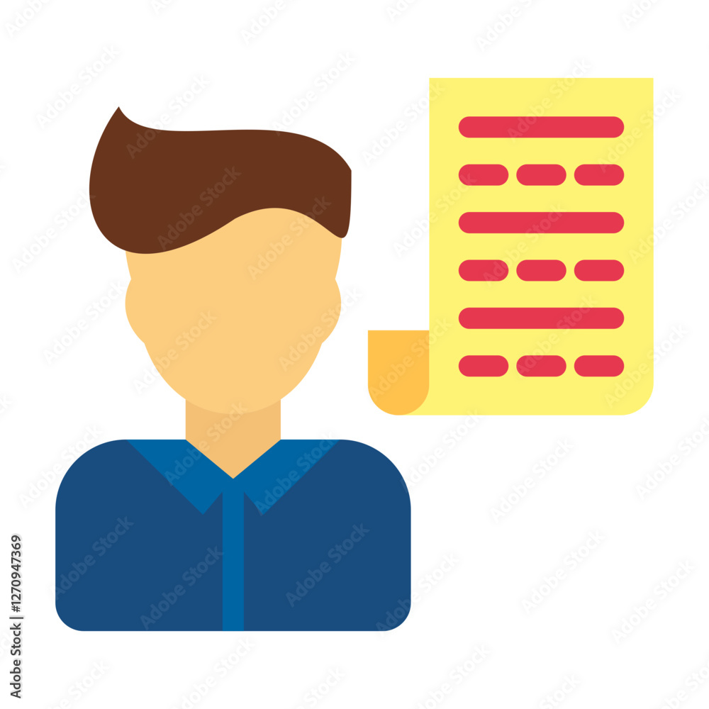Candidate Blueprint Vector Design Icon Style Candidate Blueprint Vector Design Icon Style