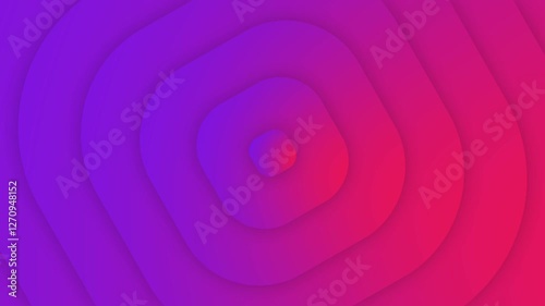 red gradient round box motion graphic