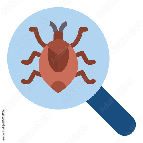 Bed Bug Detector Vector Design Icon Style