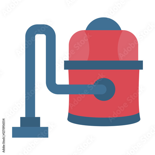 Vacuum Cleaner Vector Design Icon Style