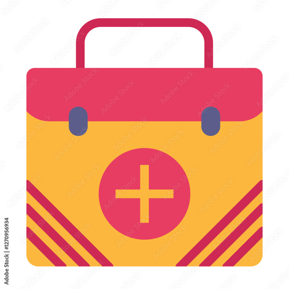 Obraz premium First Aid Kit Vector Design Icon Style