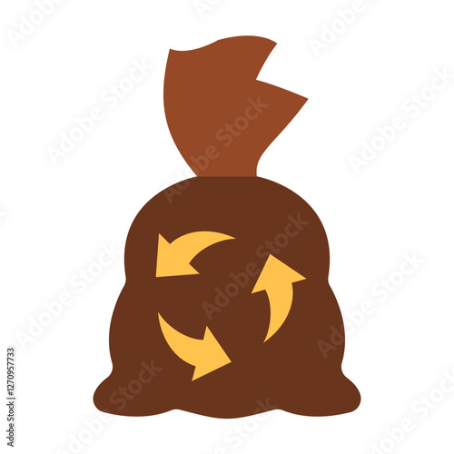 Trash Bags Vector Design Icon Style