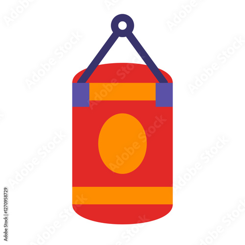 Punching Bag Vector Design Icon Style