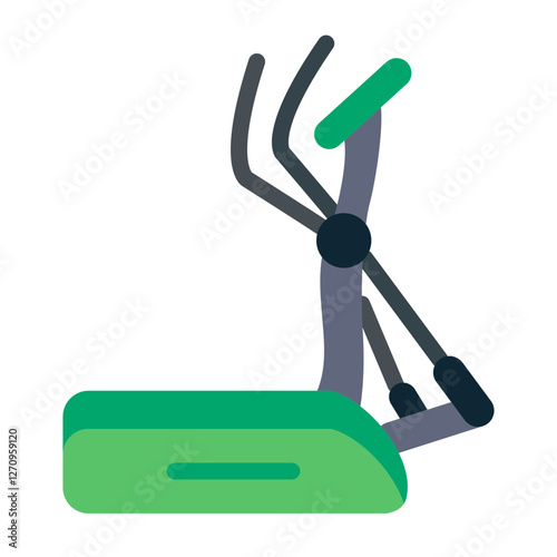 Elliptical Trainer Vector Design Icon Style
