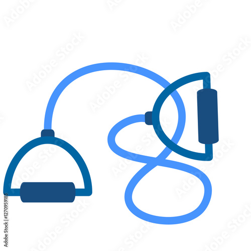 Resistance Band Vector Design Icon Style