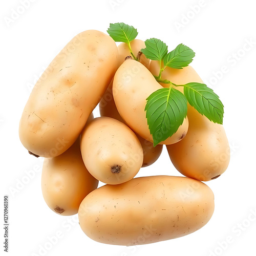 Potato isolated on transparent background