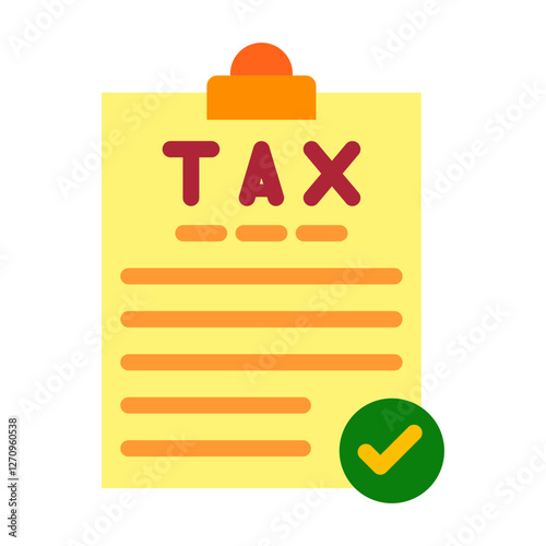 Tax Records Vector Design Icon Style