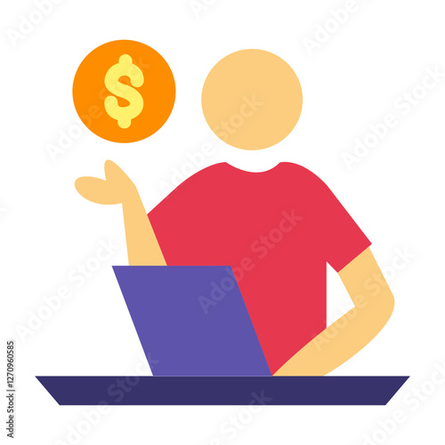 Taxpayer Advocate Vector Design Icon Style