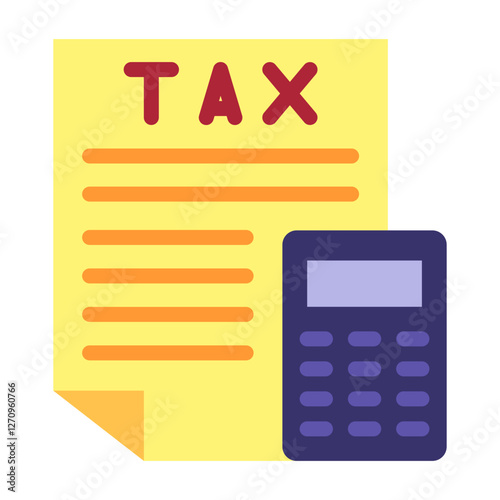 Tax Resolution Vector Design Icon Style