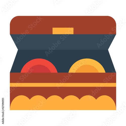 Jewelry Box Vector Design Icon Style