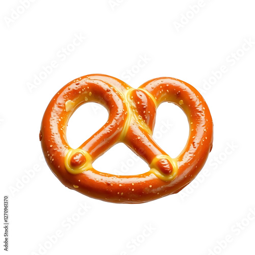 pretzel isolated on transparent background