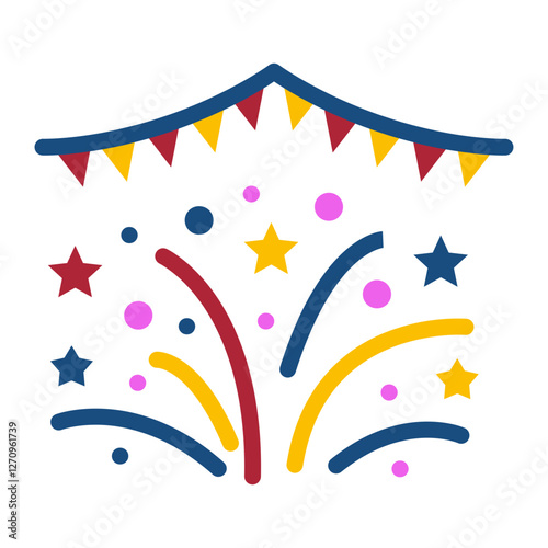 Celebration Vector Design Icon Style