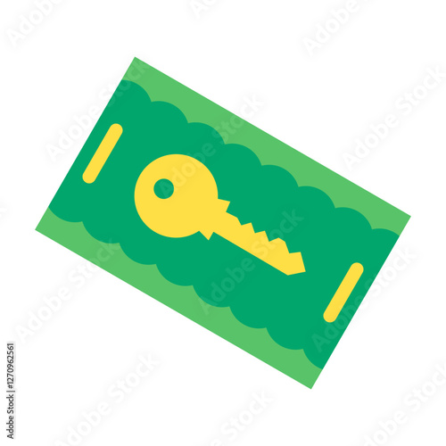 Key Card Vector Design Icon Style