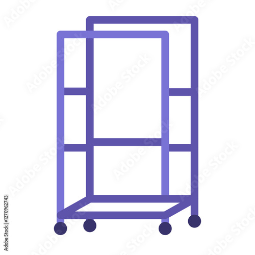 Drying Rack Vector Design Icon Style
