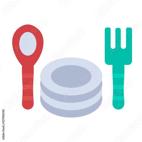 Cutlery Vector Design Icon Style