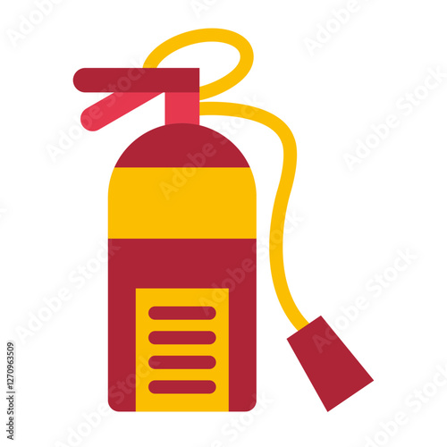 Fire Extinguisher Vector Design Icon Style