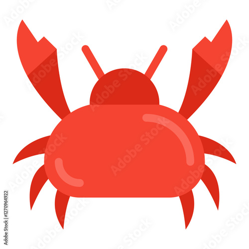 Crab Vector Design Icon Style