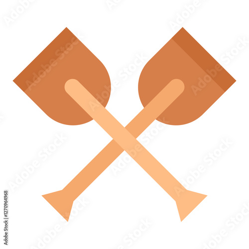 Oar Vector Design Icon Style